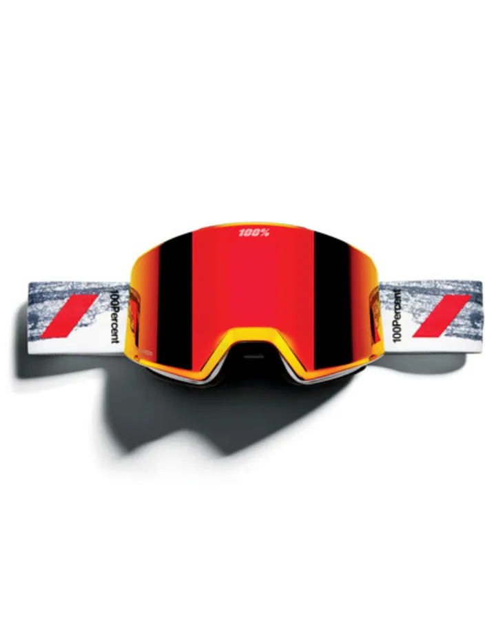 100% Norg HiPER Snow Goggles - Badlands / Red Mirror - 2023