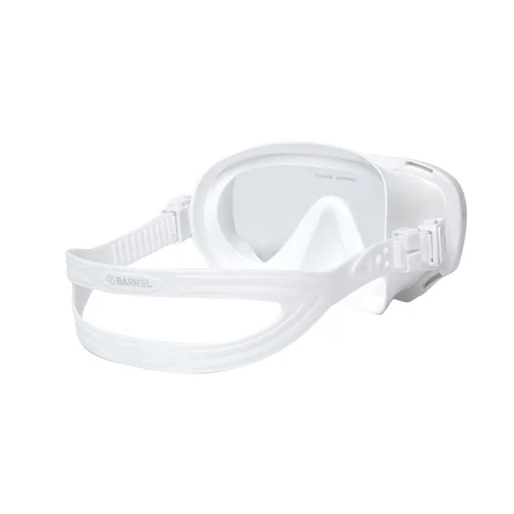 Barrel Basic Snorkel Mask-WHITE