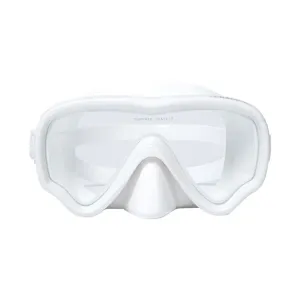 Barrel Basic Snorkel Mask-WHITE