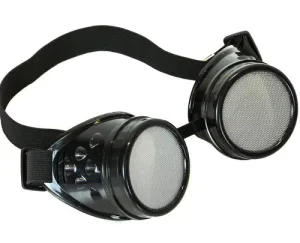 Black and Silver Goggles