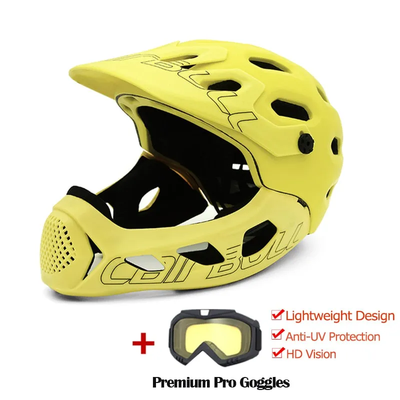 Full Face MTB Mountain Cycling Helmet