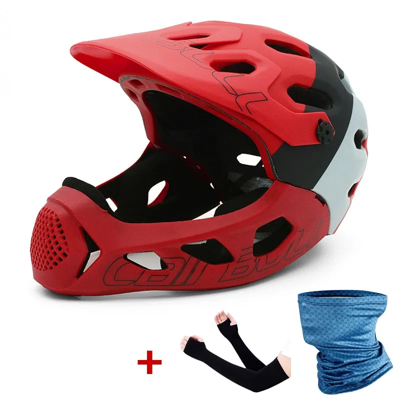 Full Face MTB Mountain Cycling Helmet