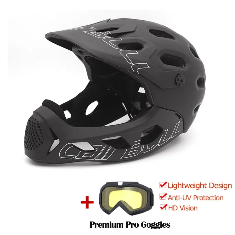 Full Face MTB Mountain Cycling Helmet