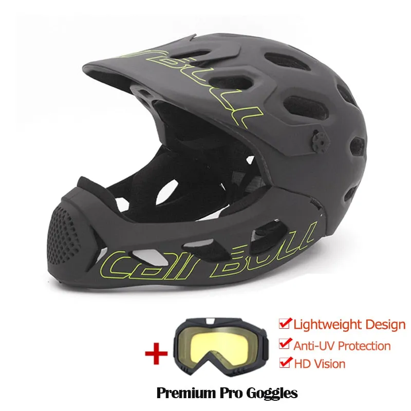 Full Face MTB Mountain Cycling Helmet