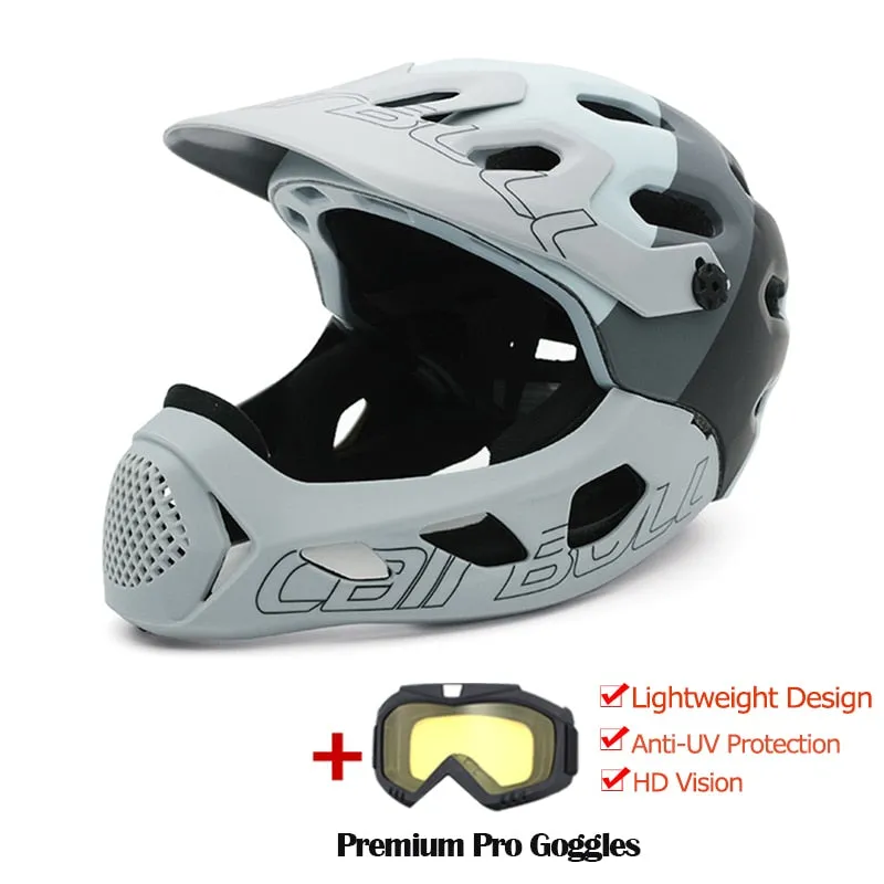 Full Face MTB Mountain Cycling Helmet