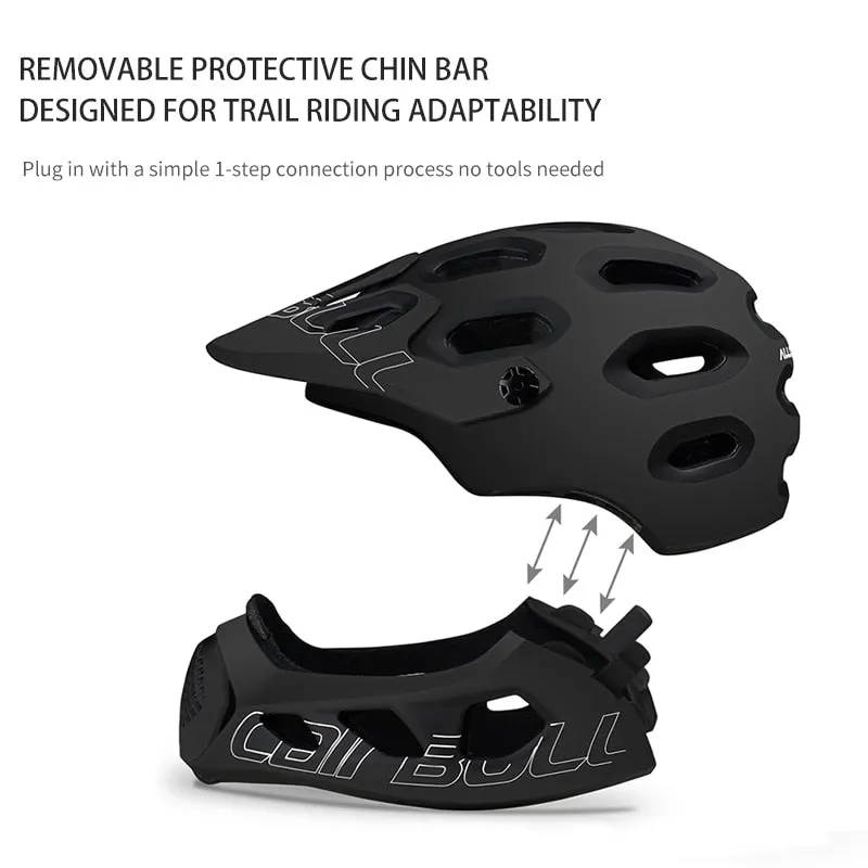 Full Face MTB Mountain Cycling Helmet