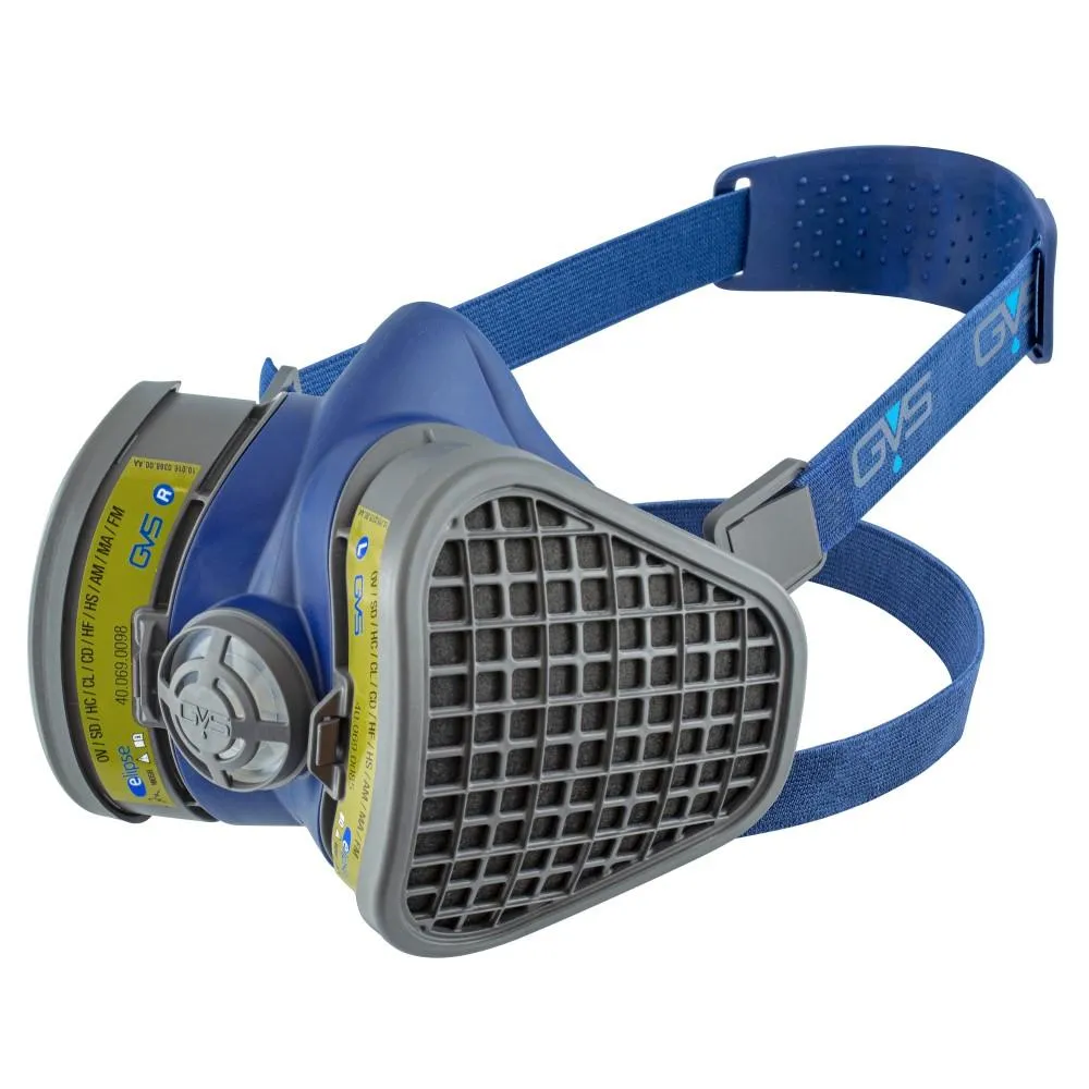 Half Face Mask Respirator with Various Filters - GVS Elipse