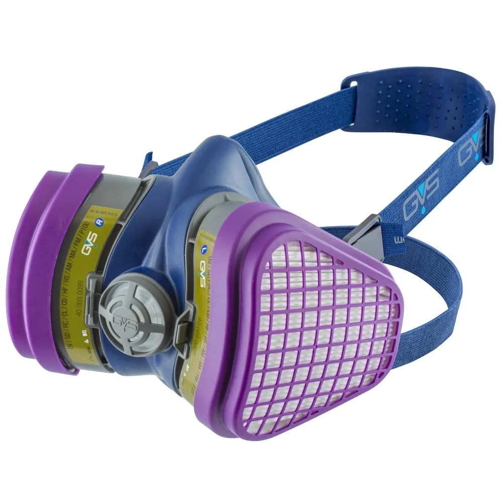 Half Face Mask Respirator with Various Filters - GVS Elipse