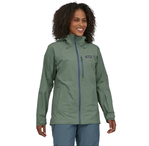 Patagonia Womens Powder Town Jacket Hemlock Green