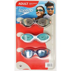 Speedo Swim Goggles For Adults (3-Pack).